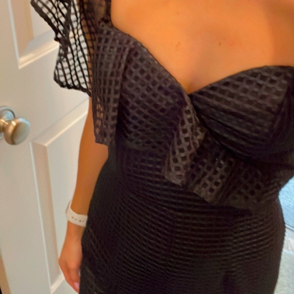 Lulus Navy Blue pant romper - Picture 2 of 4